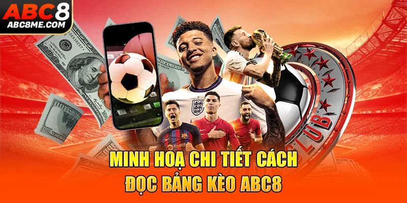 Minh hoạ chi tiết cách đọc bảng kèo ABC8