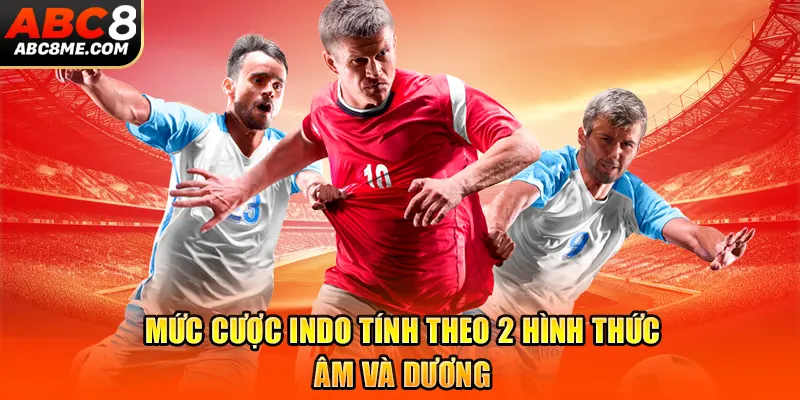 Mức cược Indo tính theo 2 hình thức âm và dương